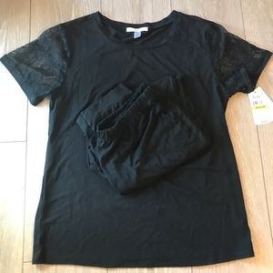 Flora by Flora Nikrooz black pajama set